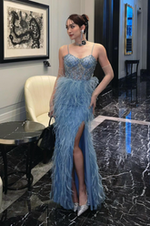 Jovita Feather Gown