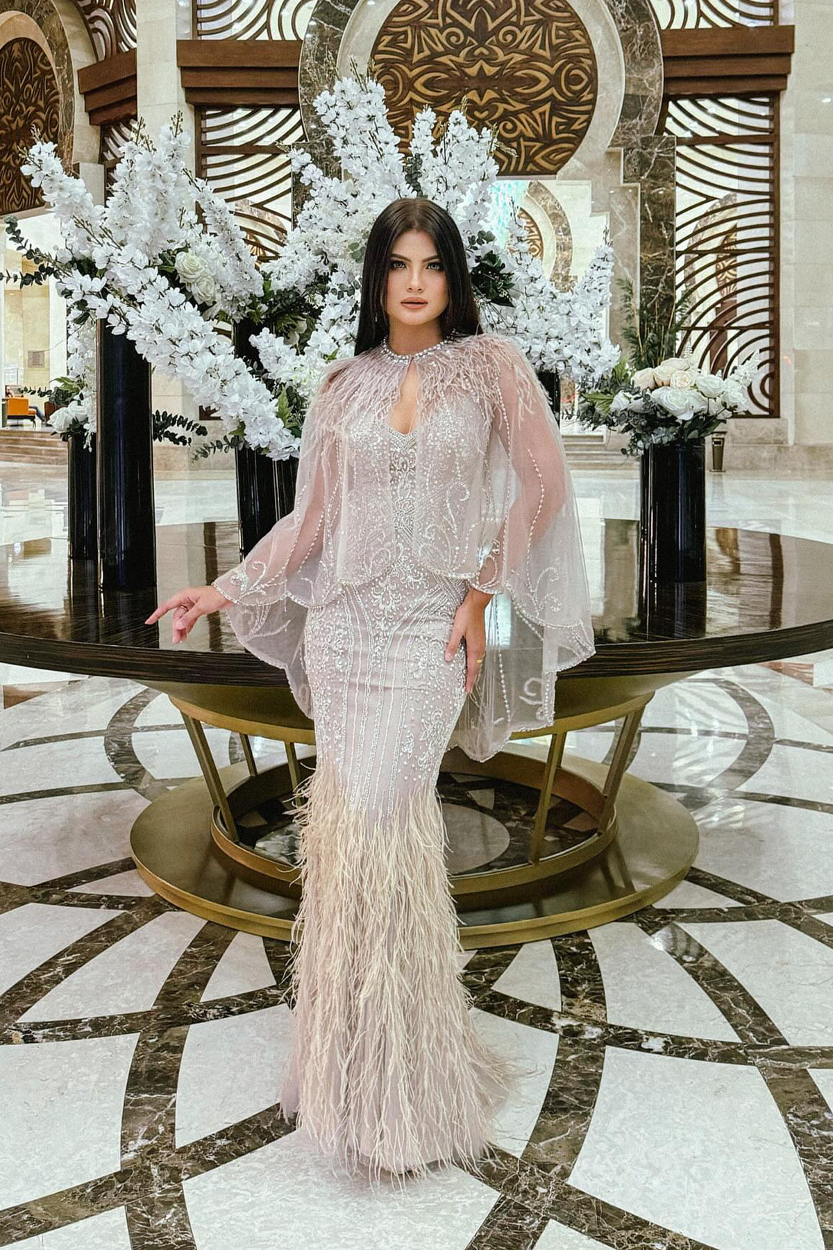 Althea Cape Gown