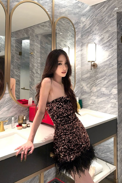 Macy Feather Dress
