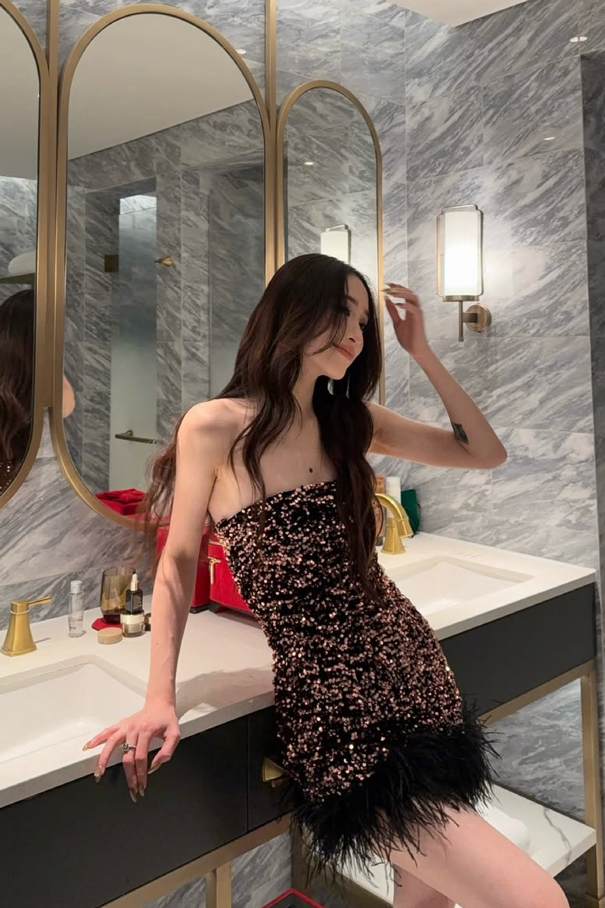 Macy Feather Dress