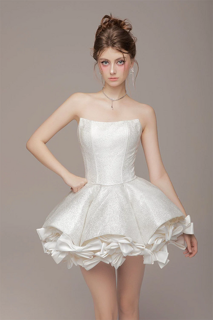Ribbon Mini Dress