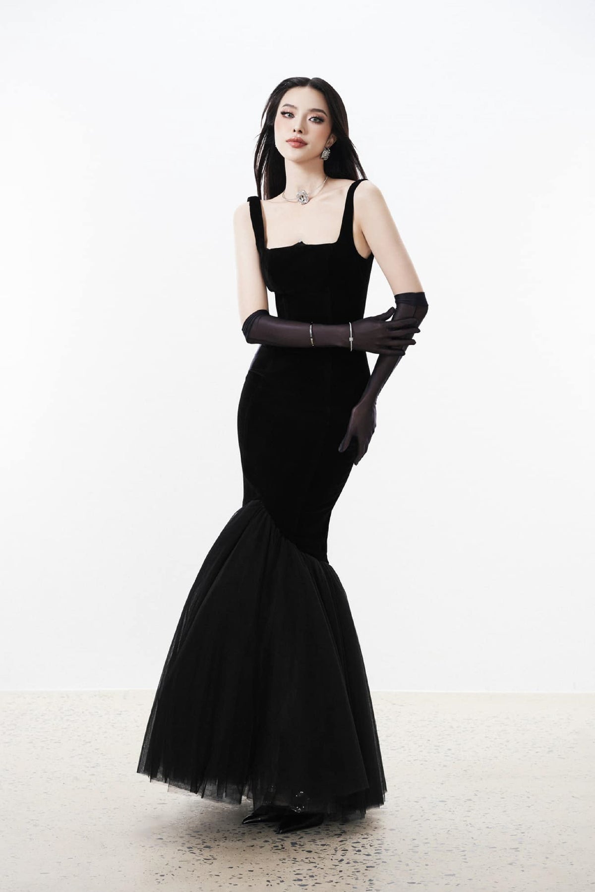 Velour Dress