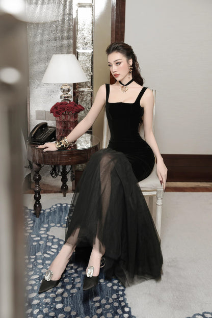 Velour Dress