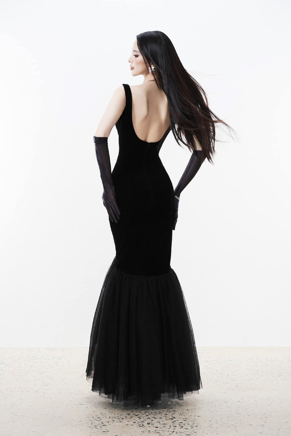 Velour Dress