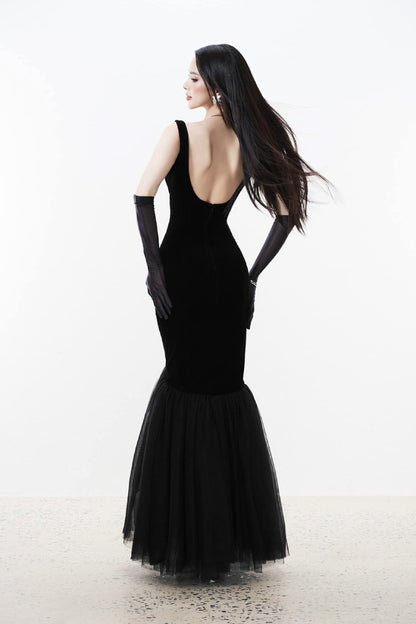 Velour Dress
