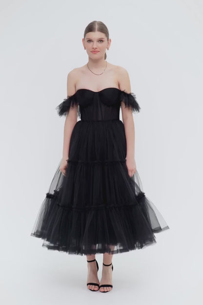 Ruffled Tulle